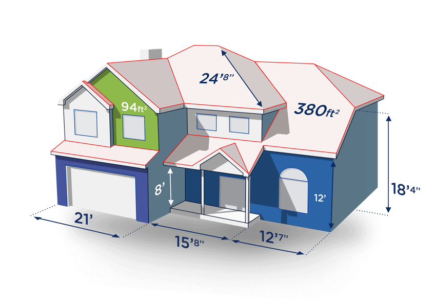 02 Measurements exterior with app